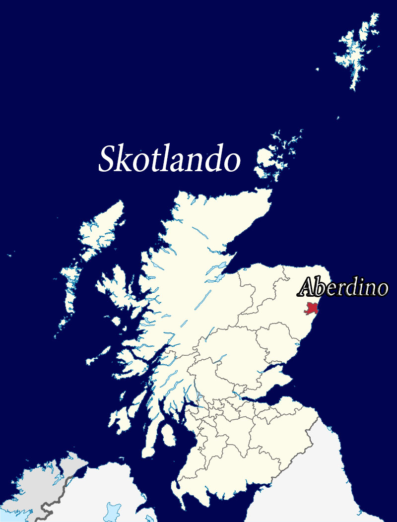 Aberdino, Skotlando.